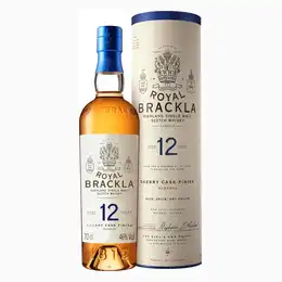 Bottle Of Royal Brackla 12 Year Old Whisky And Gift Tube