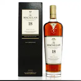 MACALLAN 18 Year Old Sherry Oak Cask Speyside Single Malt Scotch Whisky 70cl 43% 