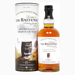 Balvenie 12 Year Old The Sweet Toast of American Oak Single Malt Whisky, 70 cl