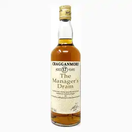 Cragganmore 17 The Managers Dram Single Malt Scotch Whisky, 75cl, 62% ABV