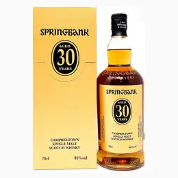 Springbank 30 Year Old 2022 Release Single Malt Scotch Whisky, 70cl, 46% ABV