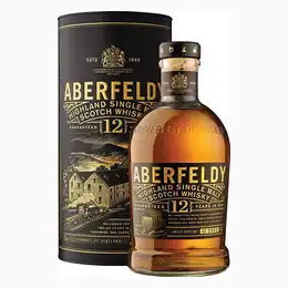 Aberfeldy 12 Year Old Highland Single Malt Scotch Whisky, 70 cl