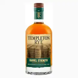 Templeton Rye Barrel Strength Whiskey, 70 cl