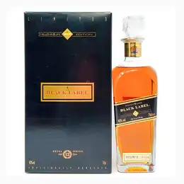 Johnnie Walker Black Label Millennium Decanter Blended Scotch Whisky, 70cl, 43% ABV