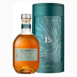 Bottle Of Glenrothes 15 Year Old Whisky With Gift Box