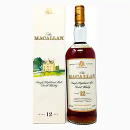 Macallan 12 Year Old Sherry Wood Single Malt Scotch Whisky, 1L, 43% ABV