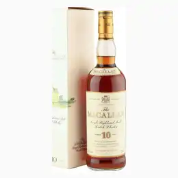 Macallan 10 Year Old, 75CL Eighties Bottling with Box
