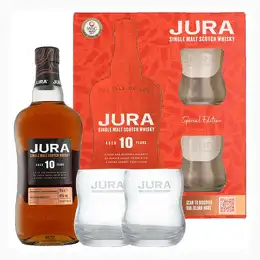 Isle Of Jura 10 Years 2 Glasses 0.7L 