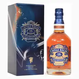Chivas Regal 18 Year Old Gold Signature Manchester United Limited Edition 70cl