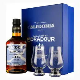 Edradour 12 Year Old Caledonia Glass Pack