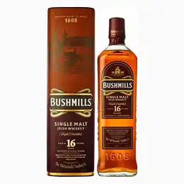 Bushmills 16 Year Old Irish Single Malt Whiskey 70cl