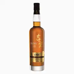 Indri Dru Ex-Bourbon Cask Strength Single Malt Indian Whisky 70cl