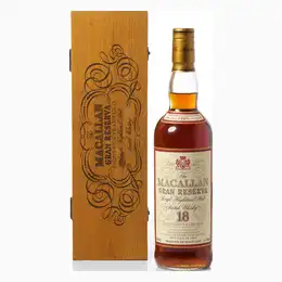 Macallan 1980 18 Year Old Gran Reserva Bottled 1999 With Original Wooden Box