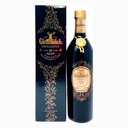 Glenfiddich 18 Year Old Excellence Single Malt Scotch Whisky, 70cl, 43% ABV