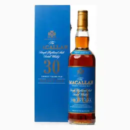 Macallan 30 Year Old Sherry Oak Bottled 1990s-2000s With Original Box