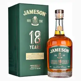 Jameson 18 Year Old Irish Whiskey 70cl