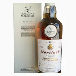Gordon & MacPhail Mortlach 25 year old Distillery Label