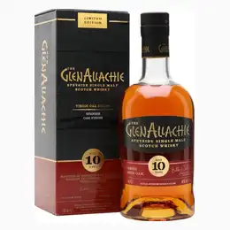 GLENALLACHIE 10 Year Old Spanish Virgin Oak Speyside Single Malt Scotch Whisky 70cl 48%