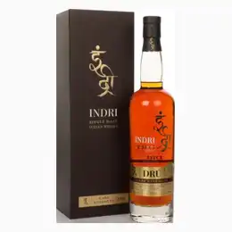 Indri Dru Cask Strength Indian Single Malt Whisky 70cl