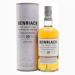 BENRIACH The Smoky Ten 10 Year Old Speyside Single Malt Scotch Whisky 70cl 46%