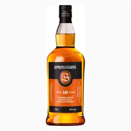 SPRINGBANK 10 Year Old Campbeltown Single Malt Scotch Whisky 70cl 46% - ONE BOTTLE PER HOUSEHOLD