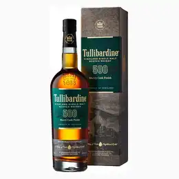 Tullibardine 500 Sherry Cask Finish Highland Single Malt Scotch Whisky  70cl