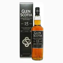 Glen Scotia 15 Year Old Campbeltown Single Malt Scotch Whisky 70cl