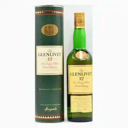 Glenlivet 12 Year Old Single Malt Whisky Green Tube 2000s