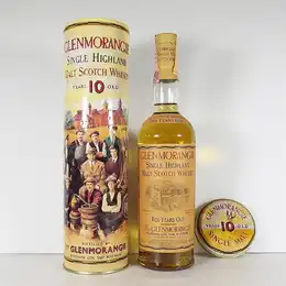 Glenmorangie 10 Year Old from 1990s The Sixteen Men of Tain Signatures in Presentation Tin 