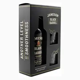 Jameson Black Barrel Irish Whiskey 70cl Gift Pack