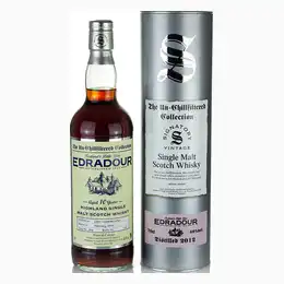 Edradour 10 Year Old 2012 Signatory Un-Chillfiltered