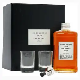 Nikka From The Barrel Japanese Whisky Glass Gift Set, 50 cl