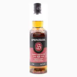 Springbank 12 Year Old Cask Strength Batch 24 Campbeltown Single Malt Scotch Whisky  70cl