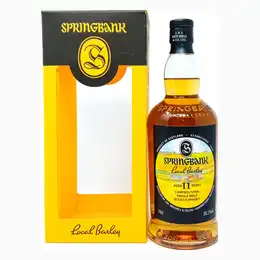 Springbank 2011 Local Barley 11 Year Old Single Malt Scotch Whisky, 70cl, 55.1% ABV