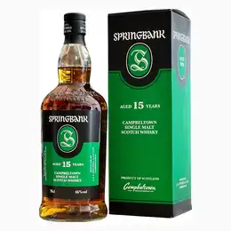 SPRINGBANK DISTILLERY 15yo 2018 46% abv 700ml