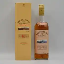 Dufftown Glenlivet 10 Year Old Speyside Malt Whisky 1980s