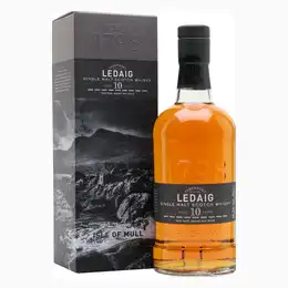 Bottle Of Tobermory Ledaig 10 Year Old Malt Scotch Whisky With Gift Box