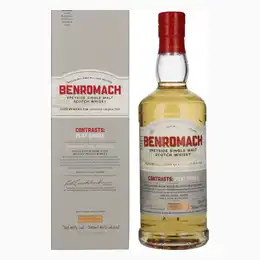 BENROMACH Contrasts: Peat Smoke Bourbon Matured 2012  Speyside Single Malt Scotch Whisky 70cl 46%