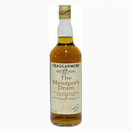 Cragganmore 17 Year Old Managers Dram Whisky - 62% 75cl