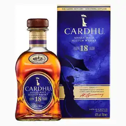 CARDHU 18 Year Old Speyside Single Malt Scotch Whisky 70cl 40%
