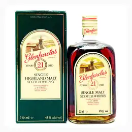 Glenfarclas 21 Year Old Single Malt Scotch Whisky, 75cl, 43% ABV