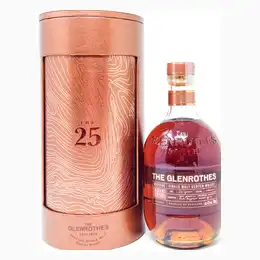 Glenrothes 25 Year Old Single Malt Scotch Whisky, 70cl, 43% ABV
