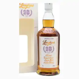 LONGROW 18 Year Old Peated Campbeltown Single Malt Scotch Whisky 70cl 46%