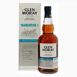 Glen Moray 2015 8 Year Old Rioja Matured Warehouse 1 Speyside Single Malt Scotch Whisky 70cl