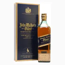 Johnnie Walkers Oldest 15 Year Old to 60 Year Old