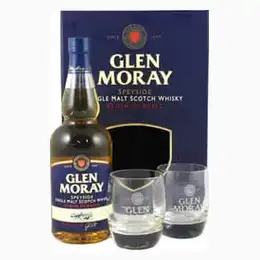 Glen Moray Classic Whisky Gift Pack with 2 Glasses