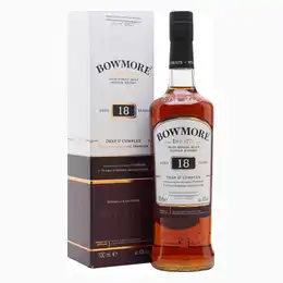BOWMORE 18 Year Old Islay Single Malt Scotch Whisky 70cl 43%