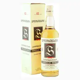 Springbank 12 Year Old, Nineties Red Thistle Bottling with Box
