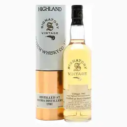 Brora 1981 20 Year Old Cask #575 Signatory