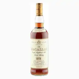 Macallan 1978 18 Year Old, US Import 1996 Bottling